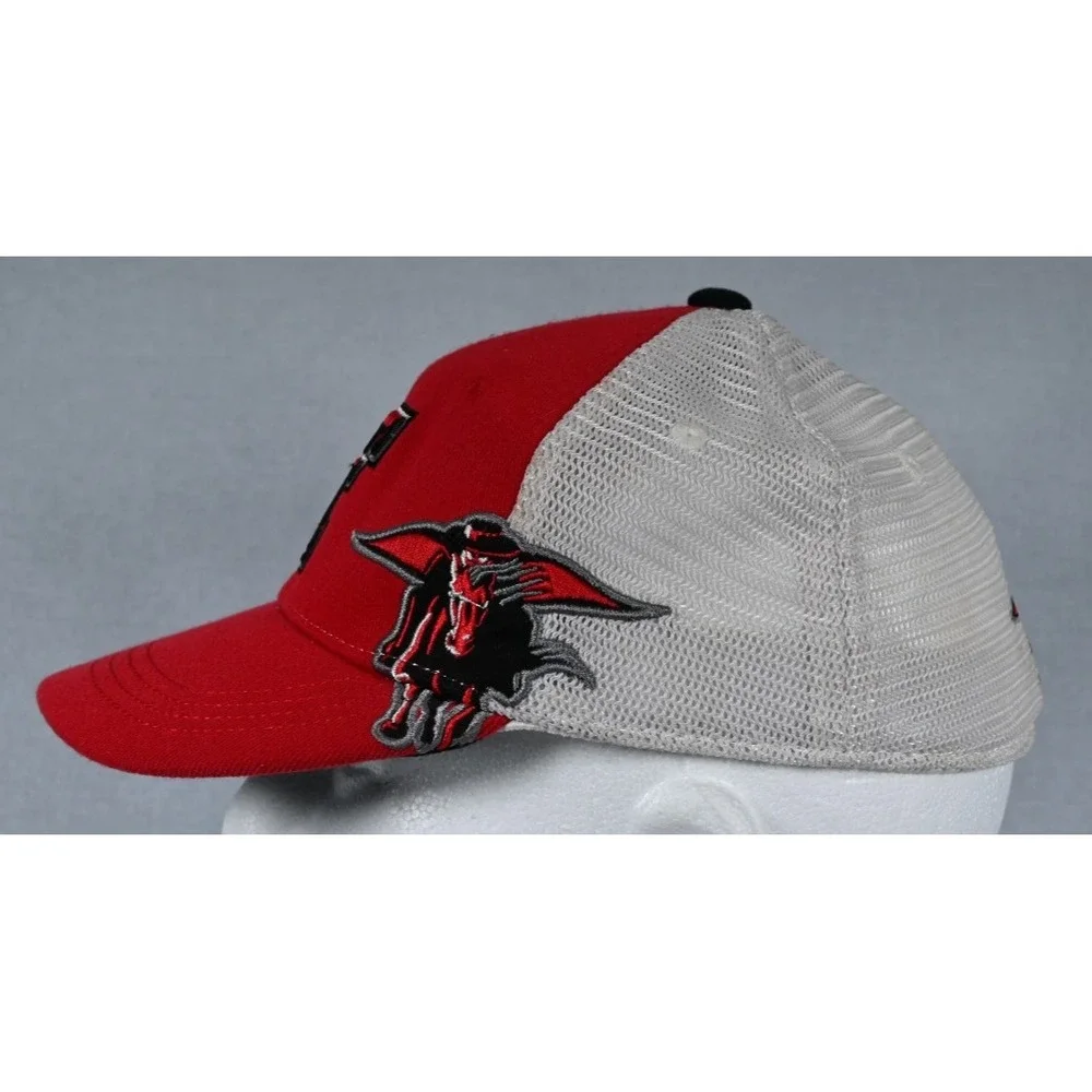 Texas Tech Red Raiders Masked Rider Youth Mesh Snapback Hat Cap One Size